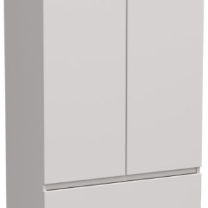 Szafa uchylna 90 cm z szufladami i wieszakiem MONTEGO biała 722753