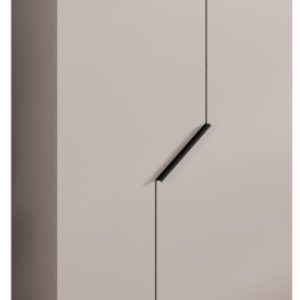 Szafa uchylna ANDREW 1 100 wys 202 cm Kaszmir + u Czarny 782138