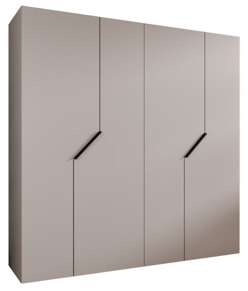 Szafa uchylna ANDREW 1 200 wys 202 cm Kaszmir + u Czarny 782152