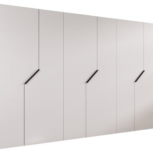 Szafa uchylna ANDREW 1 300 wys 202 cm Biały + u Czarny 782141 Szafa uchylna ANDREW 1 300 wys 202 cm Biały + u Czarny 782141