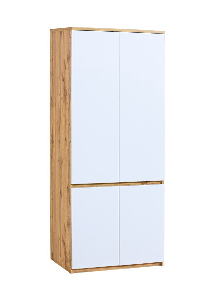 Szafa uchylna ARCA 80cm - Biel arktyczna dąb wotan AR1 382832