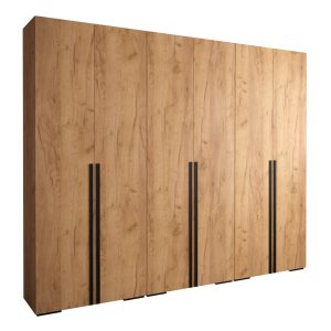 Szafa uchylna Garderoba MANHATTAN 3SZ dąb craft złoty 759140 Szafa uchylna Garderoba MANHATTAN 3SZ dąb craft złoty 759140