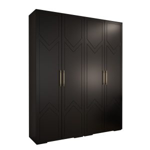 Szafa uchylna Garderoba MANHATTAN RYFEL 8 200 czarny 325260 Szafa uchylna Garderoba MANHATTAN RYFEL 8 200 czarny 325260