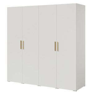 Szafa uchylna Napoli 4D 200 Biała (2 kolory uchwytów) 785644 Szafa uchylna Napoli 4D 200 Biała (2 kolory uchwytów) 785644