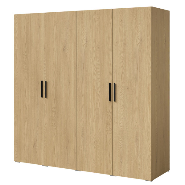 Szafa uchylna Napoli 4D 200 Dąb Cremona (2 kolory uchwytów) 785643