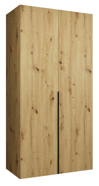 Szafa uchylna otwierana ALICANTE 1 100 wys. 202 cm artisan + czarny 702149