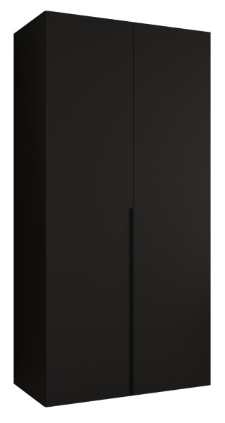 Szafa uchylna otwierana ALICANTE 1 100 wys. 202 cm czarny + czarny 670497