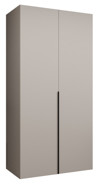 Szafa uchylna otwierana ALICANTE 1 100 wys. 202 cm kaszmir + czarny 670501