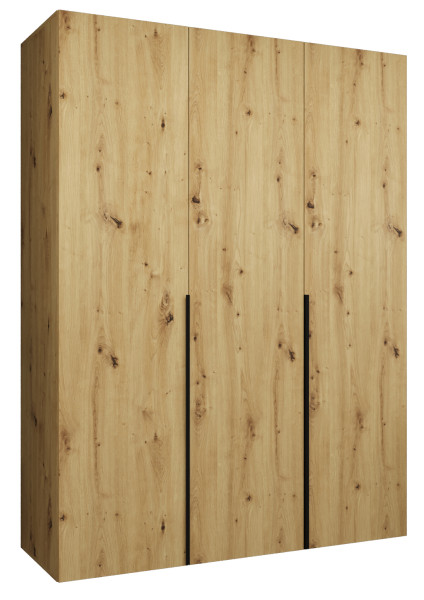 Szafa uchylna otwierana ALICANTE 1 150 wys. 202 cm artisan + czarny 670491