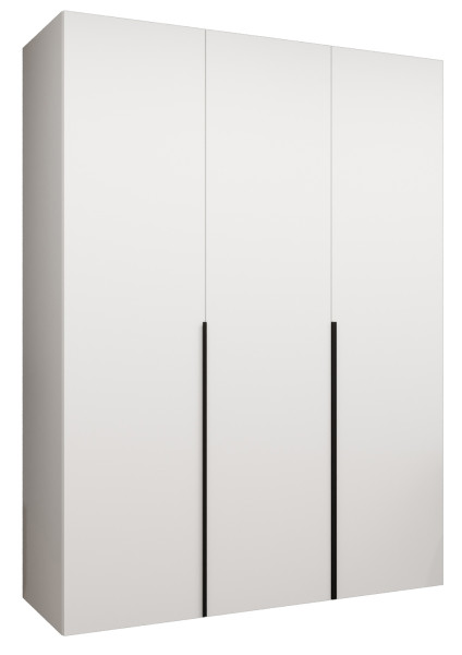 Szafa uchylna otwierana ALICANTE 1 150 wys. 202 cm biały + czarny 670492