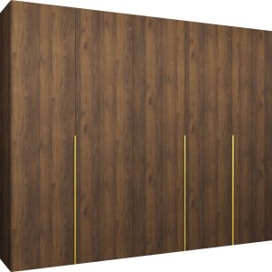 Szafa uchylna otwierana ALICANTE 1 250 wys. 202 cm orzech warmia + złoty 1035822 Szafa uchylna otwierana ALICANTE 1 250 wys. 202 cm orzech warmia + złoty 1035822