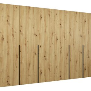 Szafa uchylna otwierana ALICANTE 1 300 wys. 202 cm artisan + czarny 702172 Szafa uchylna otwierana ALICANTE 1 300 wys. 202 cm artisan + czarny 702172