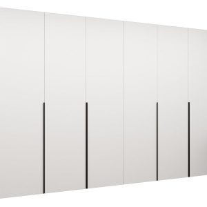 Szafa uchylna otwierana ALICANTE 1 300 wys. 202 cm biały + czarny 702167 Szafa uchylna otwierana ALICANTE 1 300 wys. 202 cm biały + czarny 702167