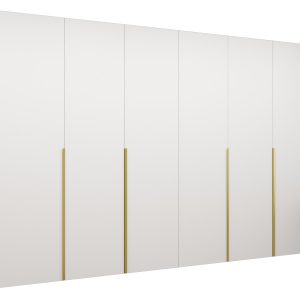Szafa uchylna otwierana ALICANTE 1 300 wys. 202 cm biały + złoty 670458 Szafa uchylna otwierana ALICANTE 1 300 wys. 202 cm biały + złoty 670458