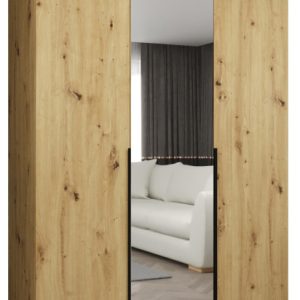 Szafa uchylna otwierana ALICANTE 2 150 wys. 202 cm artisan + czarny 670624 Szafa uchylna otwierana ALICANTE 2 150 wys. 202 cm artisan + czarny 670624
