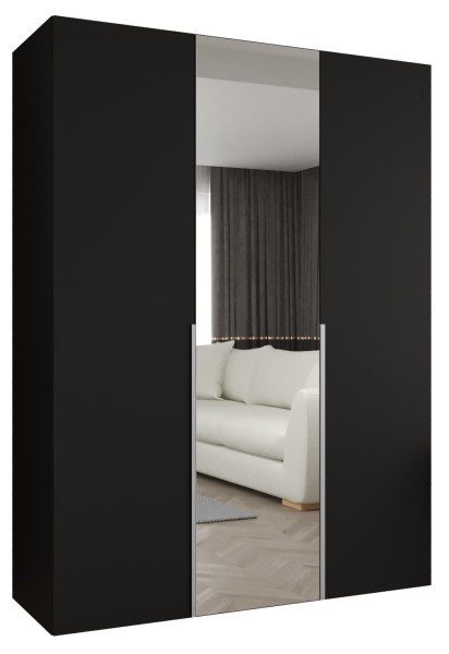 Szafa uchylna otwierana ALICANTE 2 150 wys. 202 cm czarny + kaszmir 670621