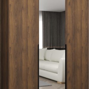 Szafa uchylna otwierana ALICANTE 2 150 wys. 202 cm orzech warmia + czarny 1035837 Szafa uchylna otwierana ALICANTE 2 150 wys. 202 cm orzech warmia + czarny 1035837