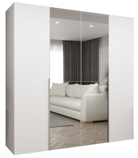 Szafa uchylna otwierana ALICANTE 2 200 wys. 202 cm biały + kaszmir 670616