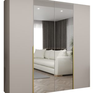 Szafa uchylna otwierana ALICANTE 2 200 wys. 202 cm kaszmir + złoty 670630 Szafa uchylna otwierana ALICANTE 2 200 wys. 202 cm kaszmir + złoty 670630