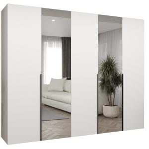 Szafa uchylna otwierana ALICANTE 2 250 wys. 202 cm biały + czarny 670584