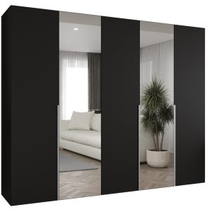 Szafa uchylna otwierana ALICANTE 2 250 wys. 202 cm czarny + kaszmir 670586