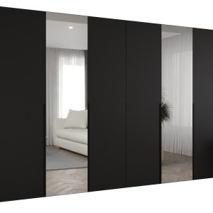 Szafa uchylna otwierana ALICANTE 2 300 wys. 202 cm czarny + czarny 670628 Szafa uchylna otwierana ALICANTE 2 300 wys. 202 cm czarny + czarny 670628