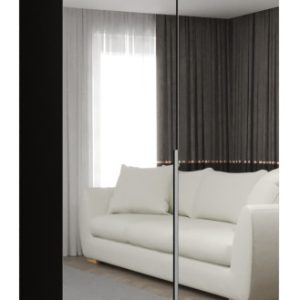 Szafa uchylna otwierana ALICANTE 3 100 wys. 202 cm czarny + kaszmir 671253 Szafa uchylna otwierana ALICANTE 3 100 wys. 202 cm czarny + kaszmir 671253
