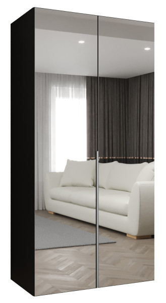 Szafa uchylna otwierana ALICANTE 3 100 wys. 202 cm czarny + kaszmir 671253