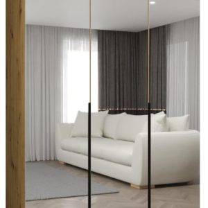 Szafa uchylna otwierana ALICANTE 3 150 wys. 202 cm artisan + czarny 671731 Szafa uchylna otwierana ALICANTE 3 150 wys. 202 cm artisan + czarny 671731