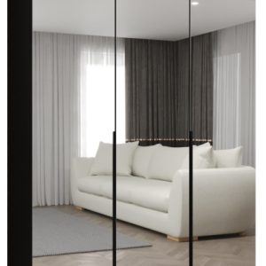 Szafa uchylna otwierana ALICANTE 3 150 wys. 202 cm czarny + czarny 670659 Szafa uchylna otwierana ALICANTE 3 150 wys. 202 cm czarny + czarny 670659