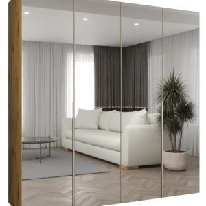 Szafa uchylna otwierana ALICANTE 3 200 wys. 202 cm artisan + kaszmir 671742