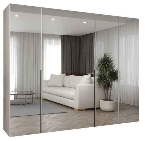 Szafa uchylna otwierana ALICANTE 3 250 wys. 202 cm biały + kaszmir 670641