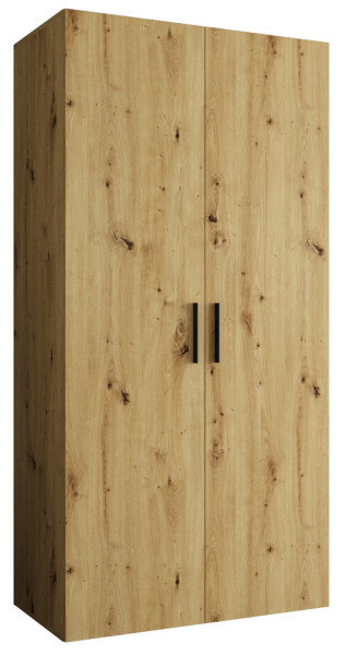 Szafa uchylna otwierana BARI 1 100 wys. 202 cm Artisan + u. Czarny 670672