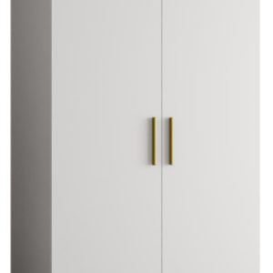 Szafa uchylna otwierana BARI 1 100 wys. 202 cm Biały + u. Złoty 671225