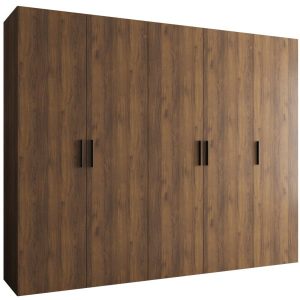 Szafa uchylna otwierana BARI 1 250 wys. 202 cm Orzech Warmia + u. Czarny 1037668 Szafa uchylna otwierana BARI 1 250 wys. 202 cm Orzech Warmia + u. Czarny 1037668