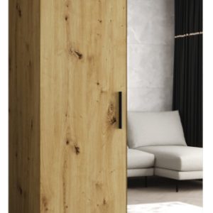Szafa uchylna otwierana BARI 2 100 wys. 202 cm Artisan + u. Czarny 678550 Szafa uchylna otwierana BARI 2 100 wys. 202 cm Artisan + u. Czarny 678550
