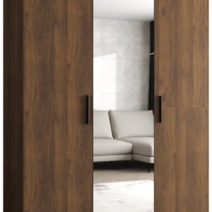 Szafa uchylna otwierana BARI 2 150 wys. 202 cm Orzech Warmia + u. Czarny 1037644 Szafa uchylna otwierana BARI 2 150 wys. 202 cm Orzech Warmia + u. Czarny 1037644