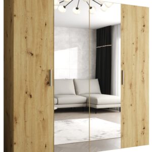 Szafa uchylna otwierana BARI 2 200 wys. 202 cm Artisan + u. Srebrny 678514