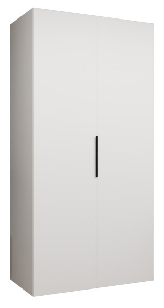 Szafa uchylna otwierana MARBELLA 1 100 wys. 202 cm biały + czarny 670503