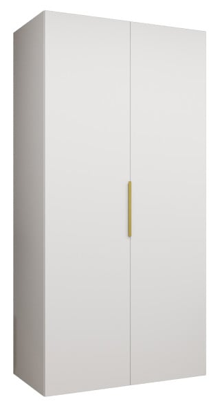 Szafa uchylna otwierana MARBELLA 1 100 wys. 202 cm biały + złoty 702150