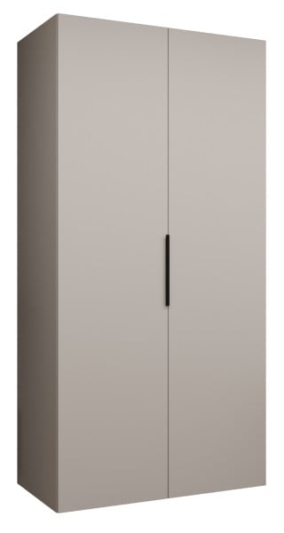 Szafa uchylna otwierana MARBELLA 1 100 wys. 202 cm kaszmir + czarny 702154