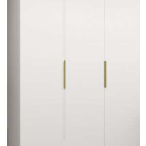 Szafa uchylna otwierana MARBELLA 1 150 wys. 202 cm biały + złoty 702169 Szafa uchylna otwierana MARBELLA 1 150 wys. 202 cm biały + złoty 702169
