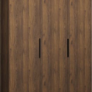 Szafa uchylna otwierana MARBELLA 1 150 wys. 202 cm orzech warmia + czarny 1035817 Szafa uchylna otwierana MARBELLA 1 150 wys. 202 cm orzech warmia + czarny 1035817