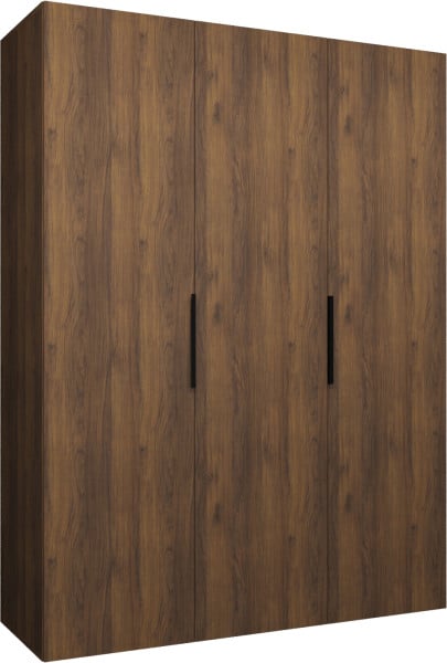 Szafa uchylna otwierana MARBELLA 1 150 wys. 202 cm orzech warmia + czarny 1035817
