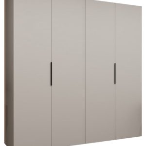 Szafa uchylna otwierana MARBELLA 1 200 wys. 202 cm kaszmir + czarny 670485