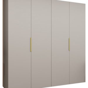 Szafa uchylna otwierana MARBELLA 1 200 wys. 202 cm kaszmir + złoty 670507
