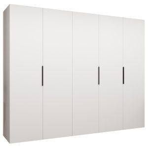 Szafa uchylna otwierana MARBELLA 1 250 wys. 202 cm biały + czarny 670513