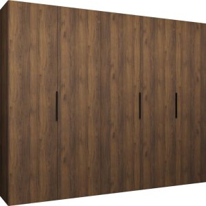 Szafa uchylna otwierana MARBELLA 1 250 wys. 202 cm orzech warmia + czarny 1035861 Szafa uchylna otwierana MARBELLA 1 250 wys. 202 cm orzech warmia + czarny 1035861