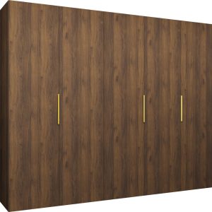 Szafa uchylna otwierana MARBELLA 1 250 wys. 202 cm orzech warmia + złoty 1035875 Szafa uchylna otwierana MARBELLA 1 250 wys. 202 cm orzech warmia + złoty 1035875