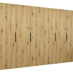 Szafa uchylna otwierana MARBELLA 1 300 wys. 202 cm artisan + czarny 670455 Szafa uchylna otwierana MARBELLA 1 300 wys. 202 cm artisan + czarny 670455